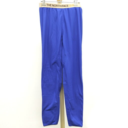 【中古】THE NORTH FACE GUCCIコラボレーション ロングパンツ ポリエステル ブルー 表記サイズS 【中古】THE NORTH FACE GUCCIコラボレーション ロングパンツ ポリエステル ブルー 表記サイズS