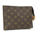 【中古】LOUIS VUITTON ポッシュトワレ19 コスメポーチ モノグラム M47544