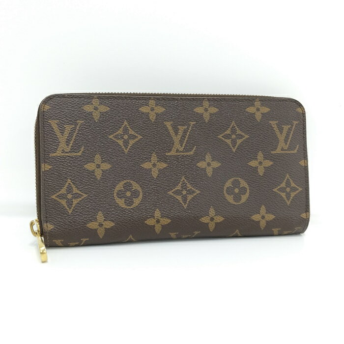 【中古】LOUIS VUITTON ジッピーウォレット ラウンドファスナー 長財布 モノグラム フューシャ M41895