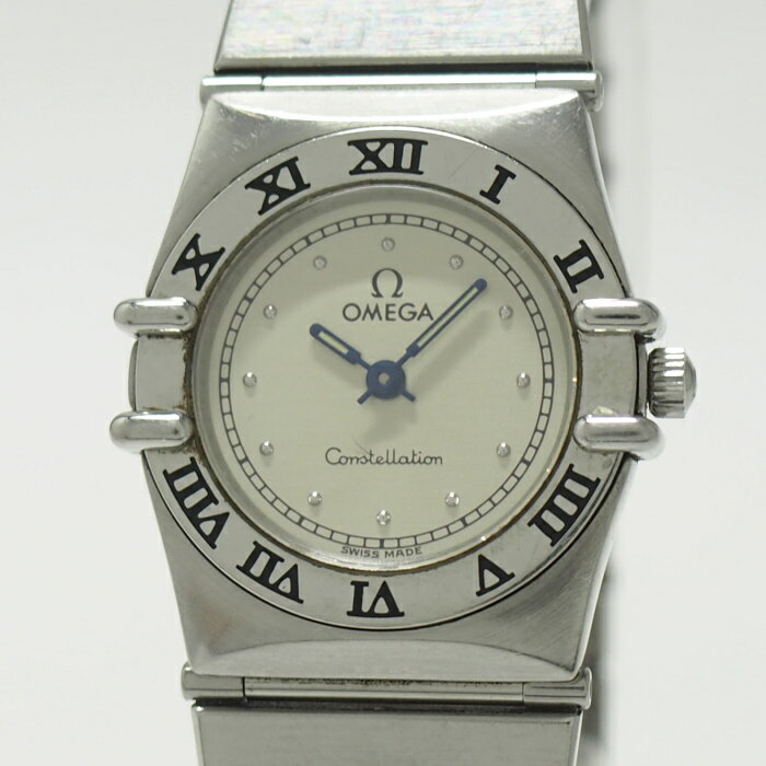 【中古】OMEGA コンステレーション レディース時計 クオーツ SS シルバー文字盤 1570.30