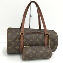 【中古】LOUIS VUITTON パピヨン 30 GM ハンドバッグ モノグラム ポーチ付き M51365