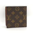 【中古】LOUIS VUITTON ポルトフォイユマルコ 二つ折り財布 モノグラム M61675