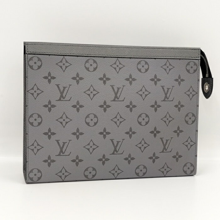 【中古】LOUIS VUITTON ポシェット ヴォワヤージュ クラッチバッグ タイガラマ M30840