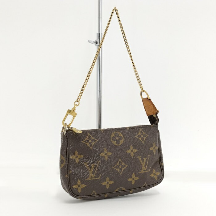 【中古】LOUIS VUITTON ミニポシェット アクセソワール ポーチ モノグラム M58009