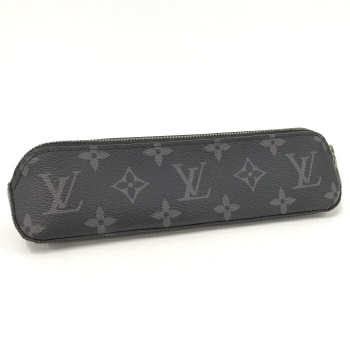 【中古】LOUIS VUITTON トゥルース エリザベット ペンケース モノグラム エクリプス GI0199