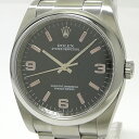 【中古】ROLEX オイスターパーペチュアル 自動巻き SS ブラック文字盤 V番 116000(2)