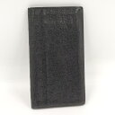 【中古】dunhill 2つ折り札入れ レザー ブラック