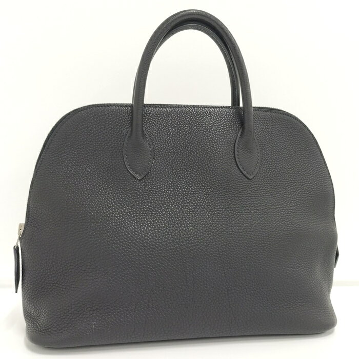 【中古】HERMES ボリードウェブ ハンドバッグ トゴ レザー ブラック □E刻印のサムネイル