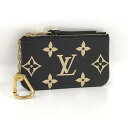 【中古】LOUIS VUITTON ポシェットクレ コインケース モノグラム アンプラント M80885