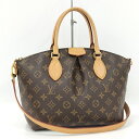 【中古】LOUIS VUITTON 2WAYトートバッグ ボエシ NM MM モノグラム M45987