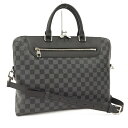 【中古】LOUIS VUITTON 2WAY ビジネスバッグ PDJ ポルトドキュマンジュールNM ダミエ グラフィット N48260