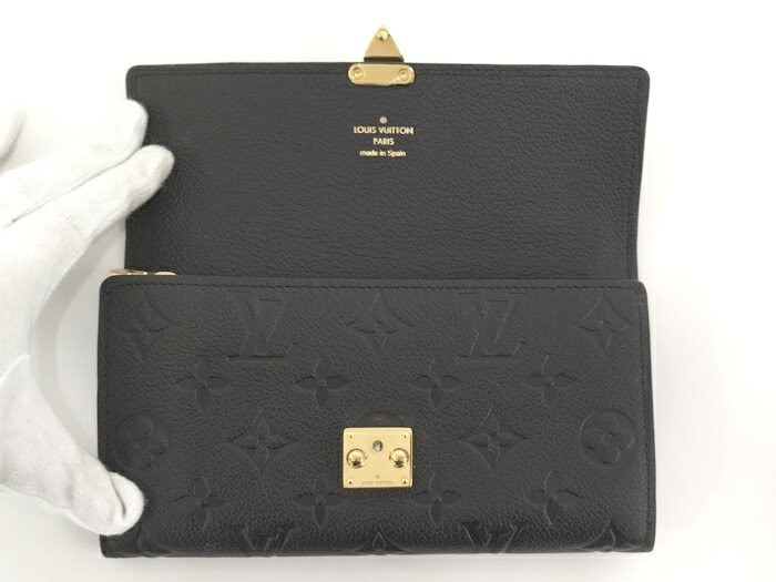 【中古】LOUIS VUITTON ポルトフォイユサラ メティス 二つ折り長財布 モノグラムアンプラント M82638