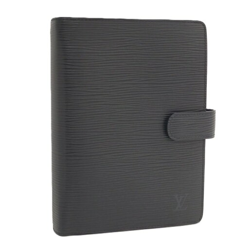 【中古】LOUIS VUITTON エピ アジェンダMM 手帳カバー 6穴式システム手帳 レザー ノワール 黒 ブラック ゴールド金具 R20202 【中古】LOUIS VUITTON エピ アジェンダMM 手帳カバー 6穴式システム手帳 レザー ノワール 黒 ブラック ゴールド金具 R20202