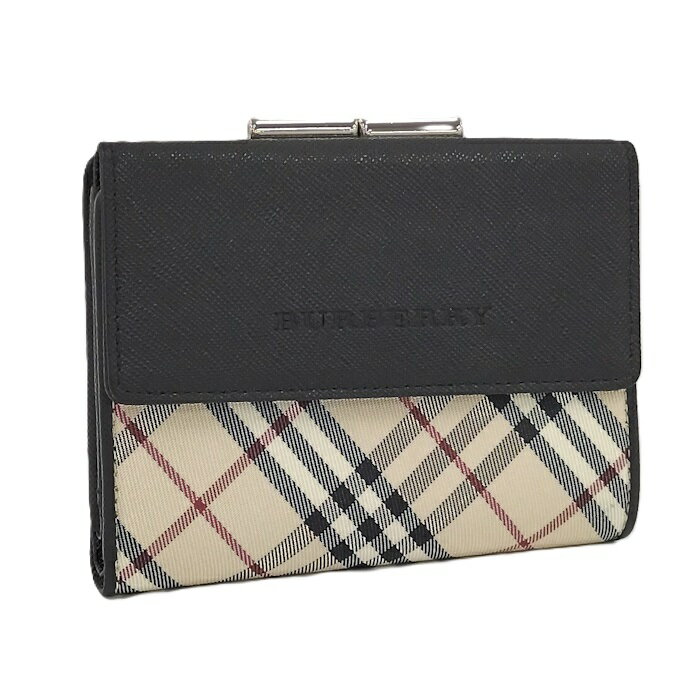 楽天市場】バーバリー 財布 がま口 二つ折り(レディース財布 楽天市場】バーバリー 財布 がま口 二つ折り(レディース財布