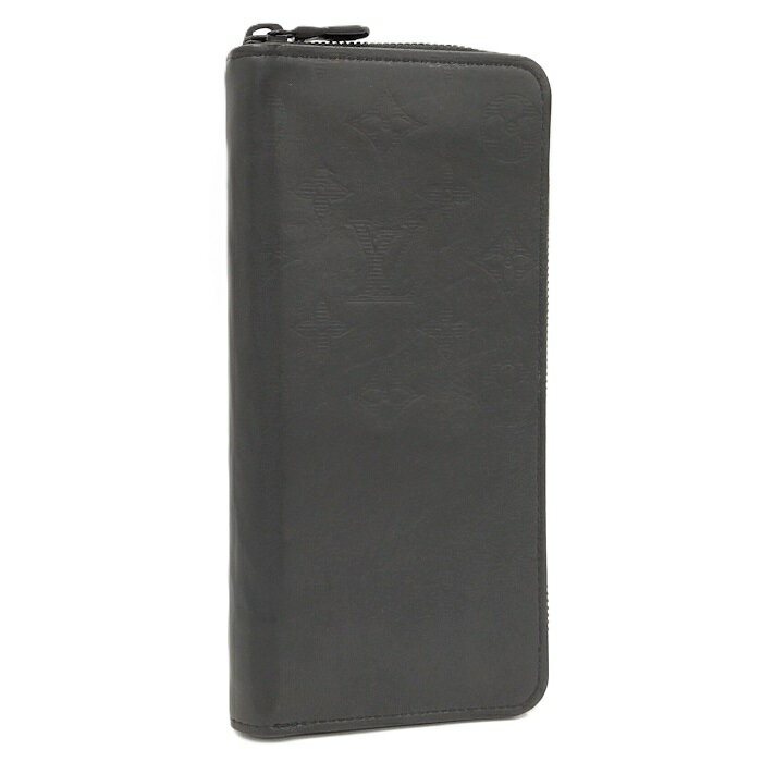 【中古】LOUIS VUITTON ジッピーウォレット ヴェルティカル ラウンドファスナー モノグラムシャドウ M62902