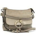 【中古】SEE BY CHLOE ショルダーバッグ レザー スエード グレージュ
