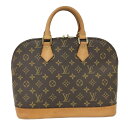 【中古】LOUIS VUITTON アルマ ハンドバッグ モノグラム ブラウン M51130