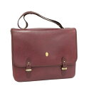 【中古】Cartier ビジネス バッグ マストライン レザー ボルドー(4)
