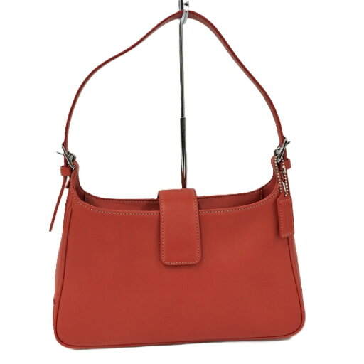 【中古】COACH ハンドバッグ レザー レッド 7789 【中古】COACH ハンドバッグ レザー レッド 7789
