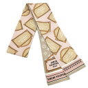 【中古】LOUIS VUITTON バンドー モノパナム スカーフ モノグラム ピンク系 マルチカラー シルク100% M79302