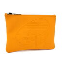 【中古】HERMES ネオバンタラサPM ポーチ ナイロン オレンジ