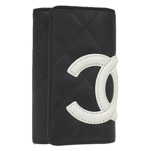 【中古】CHANEL 6連キーケース カンボンライン ブラック ラムスキン A26732 【中古】CHANEL 6連キーケース カンボンライン ブラック ラムスキン A26732