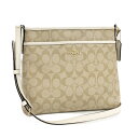 【中古】COACH ショルダーバッグ シグネチャー PVC レザー ベージュ F29210