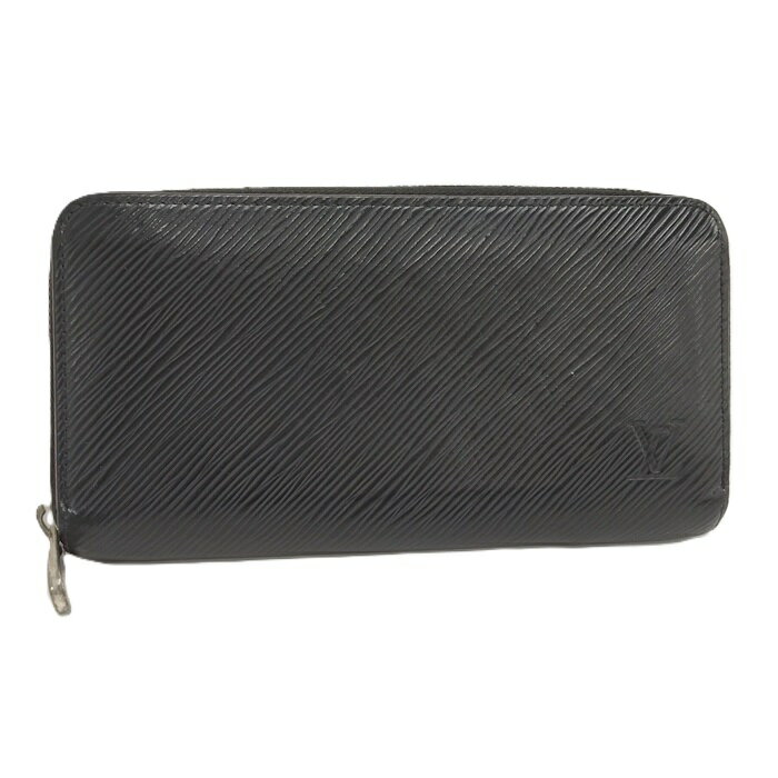 【中古】LOUIS VUITTON ジッピーウォレット ラウンドファスナー長財布 エピ ノワール M64838