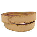 【中古】LOUIS VUITTON ショルダーストラップ レザー ベージュ