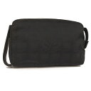 【中古】CHANEL ポーチ ニュートラベルライン キャンバス ブラック