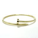 【中古】Cartier ブレスレット ジュストアンクル 750YG K18YG イエローゴールド 約8.9g