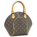 【中古】LOUIS VUITTON エリプスPM ハンドバッグ モノグラム ブラウン M51127