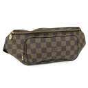 【中古】LOUIS VUITTON バムバッグ メルヴィール ウエストバッグ ダミエ エベヌ N51172