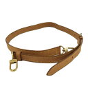 【中古】LOUIS VUITTON ショルダーストラップ ヌメ革 レザー ブラウン