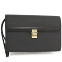 【中古】dunhill コンノート セカンドバッグ レザー ブラック LE9000A(4)