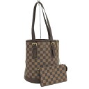 【中古】LOUIS VUITTON マレ トートバッグ ダミエ エベヌ N42240(4)