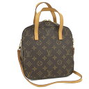 【中古】LOUIS VUITTON スポンティーニ 2WAYハンドバッグ モノグラム ブラウン M47500|詳細画像