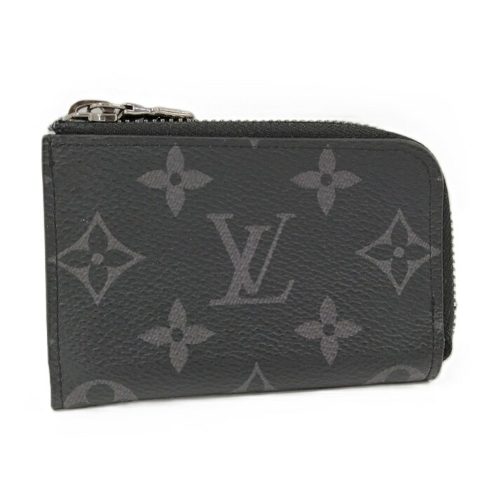 【中古】LOUIS VUITTON ポルトモネ ジュール コインケース モノグラム エクリプス ブラック M63536