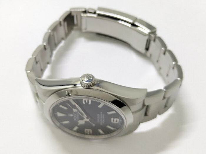 【中古】ROLEX エクスプローラー1 自動巻き SS ブラック文字盤 ランダムシリアル 214270