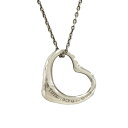 【中古】TIFFANY&Co. オープンハート ネックレス SV925 シルバー925