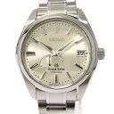 【中古】Grand Seiko スプリングドライブ パワーリザーブ キャリバー9R 自動巻き SS シャンパンゴールド文字盤 SBGA001