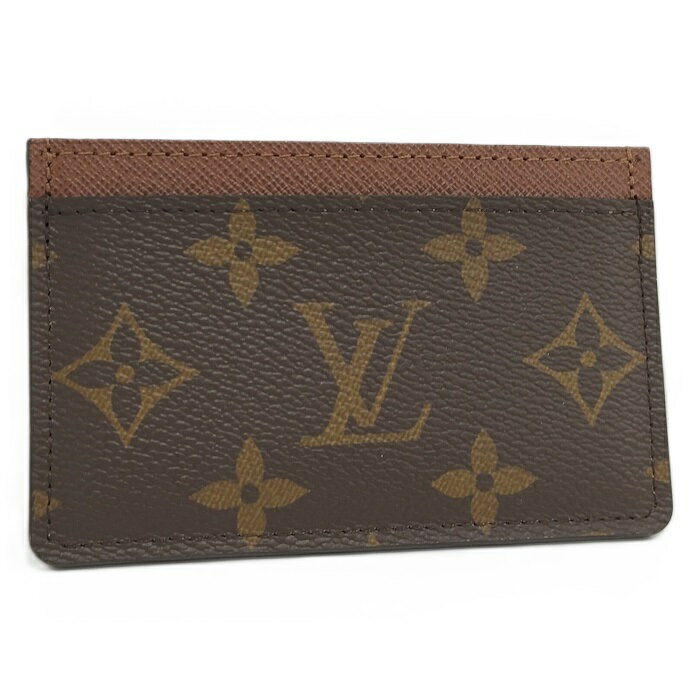 【中古】LOUIS VUITTON ポルトカルト サーンプル カードケース モノグラム アルマニャック M61733