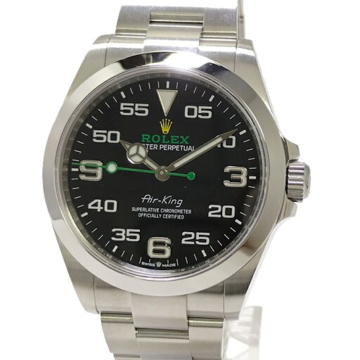 【中古】ROLEX エアキング 自動巻き SS ブラック文字盤 ランダムシリアル 126900 【中古】ROLEX エアキング 自動巻き SS ブラック文字盤 ランダムシリアル 126900