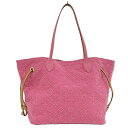 【中古】LOUIS VUITTON ネヴァーフルMM トートバッグ モノグラムデニム ローズ ピンク M40834