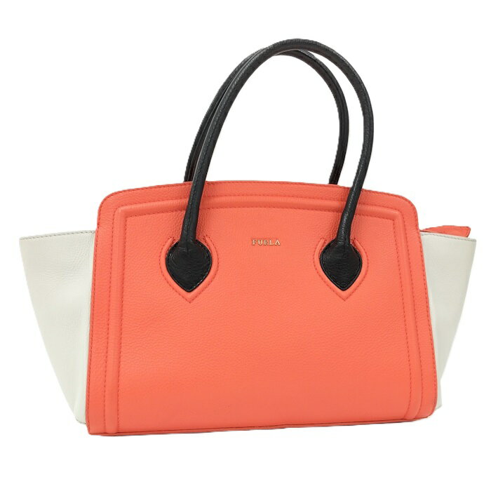 【中古】FURLA ハンドバッグ レザー 