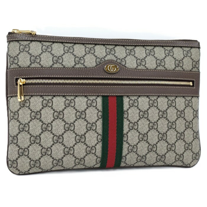 【中古】GUCCI オフィディア クラッチバッグ GGスプリーム 517551