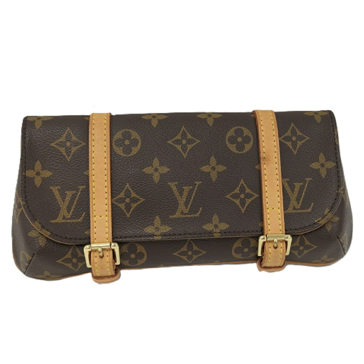 【中古】LOUIS VUITTON ポシェット マレル ハンドバッグ モノグラム ブラウン M51159