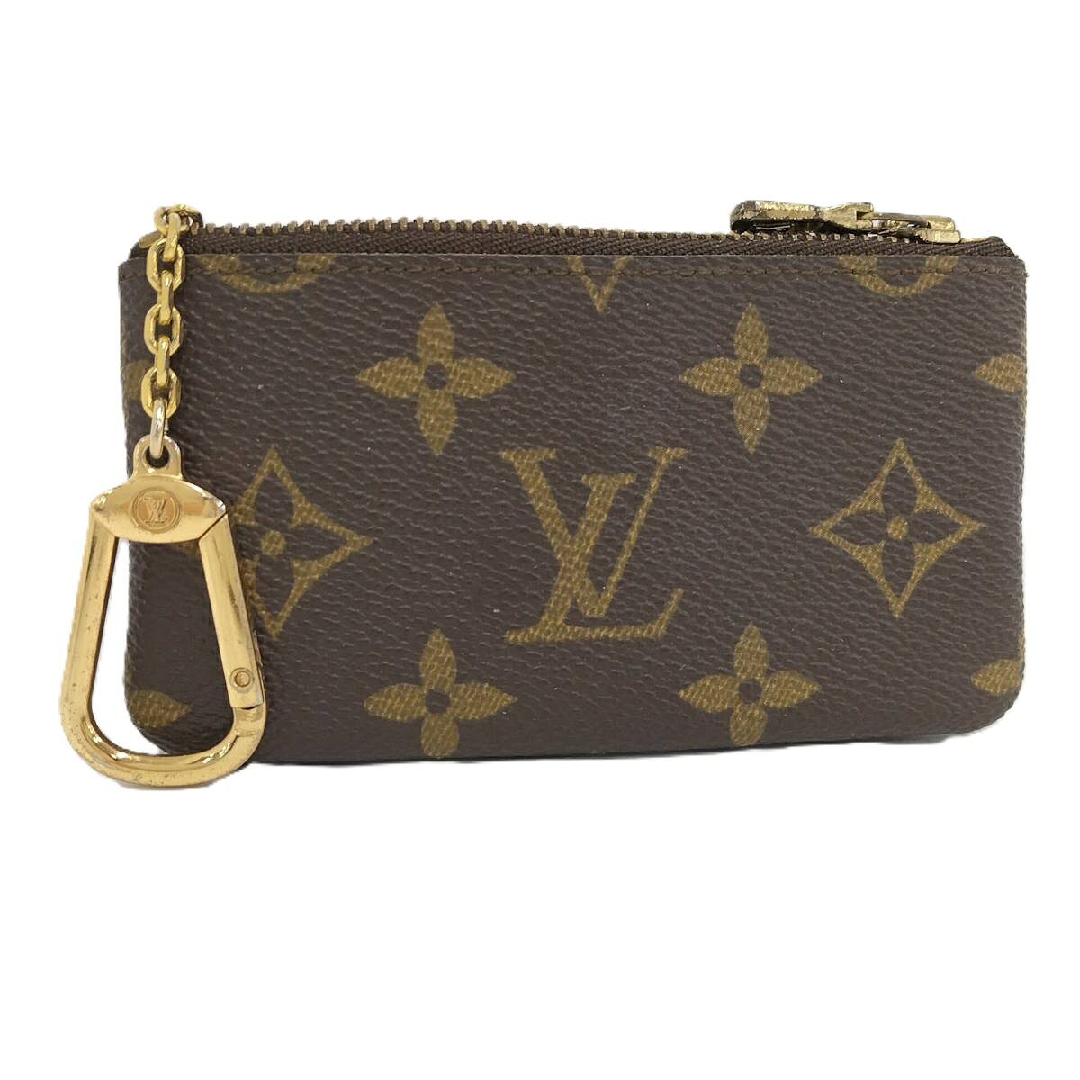 【中古】LOUIS VUITTON ポシェット クレ キーリング付き コインケース モノグラム M62650