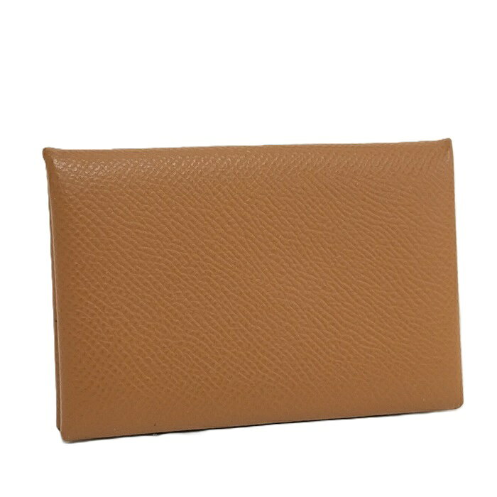 Rakuten - 【中古】HERMES カルヴィ ヴェルソ カードケース ヴォーエプソン ブラウン Y刻印