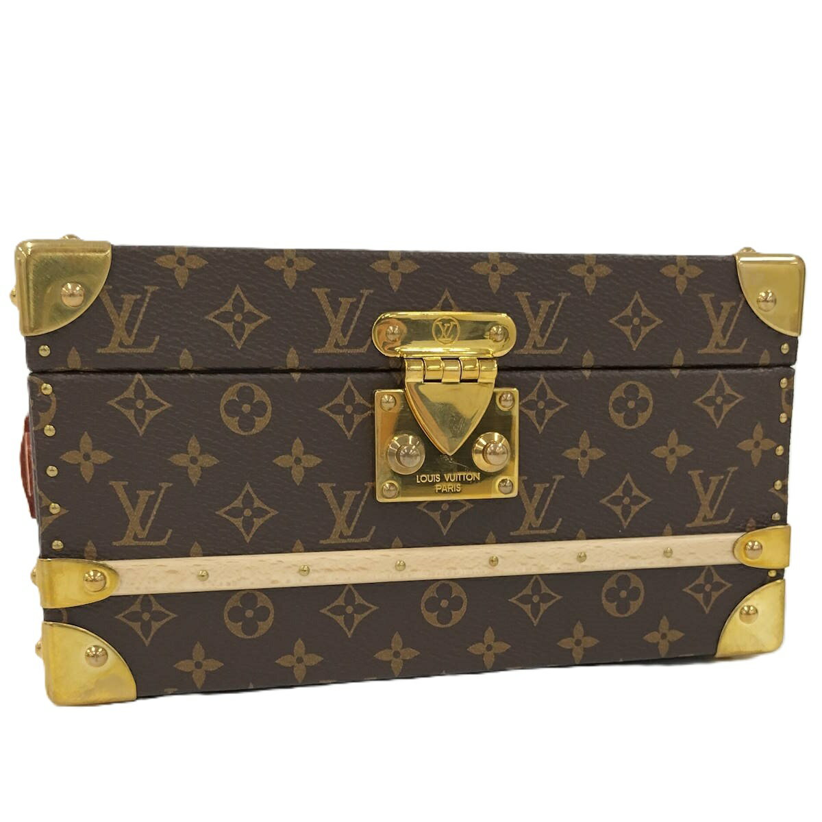 【中古】LOUIS VUITTON ミニ マル ビジュー ジュエリーボックス モノグラム M26066